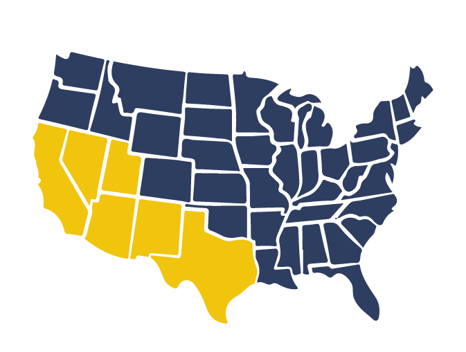 Western Mutual Coverage Area Map